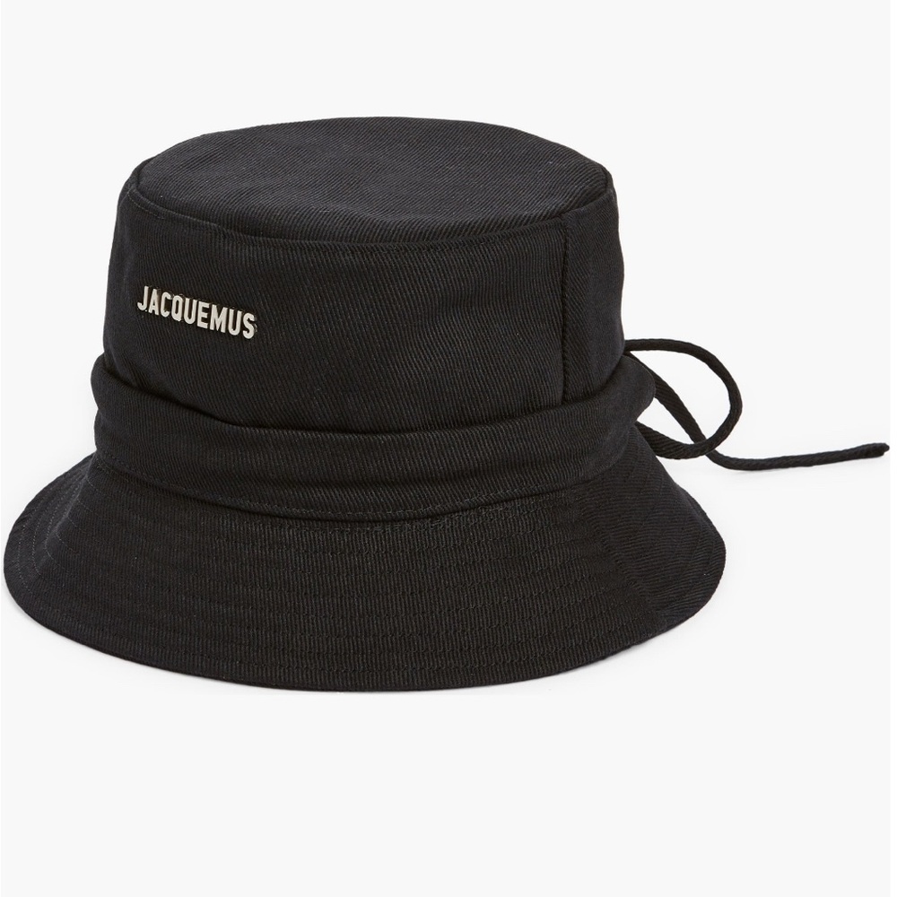 JACQUEMUS Le bob Gadjo Black bucket hat 56